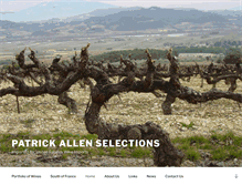 Tablet Screenshot of patrickallenselections.com